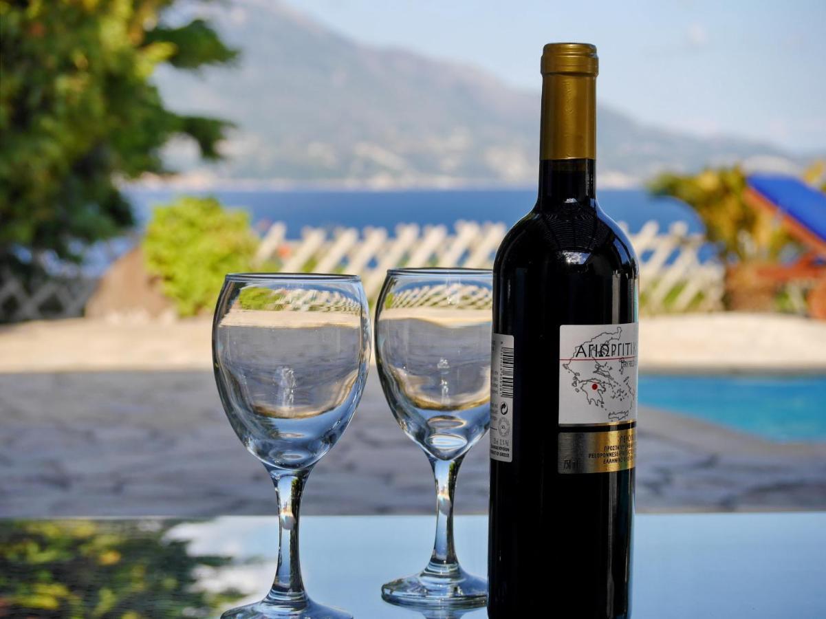 Villa Afroditi, Spartia, Kefalonia Livathos  Eksteriør billede
