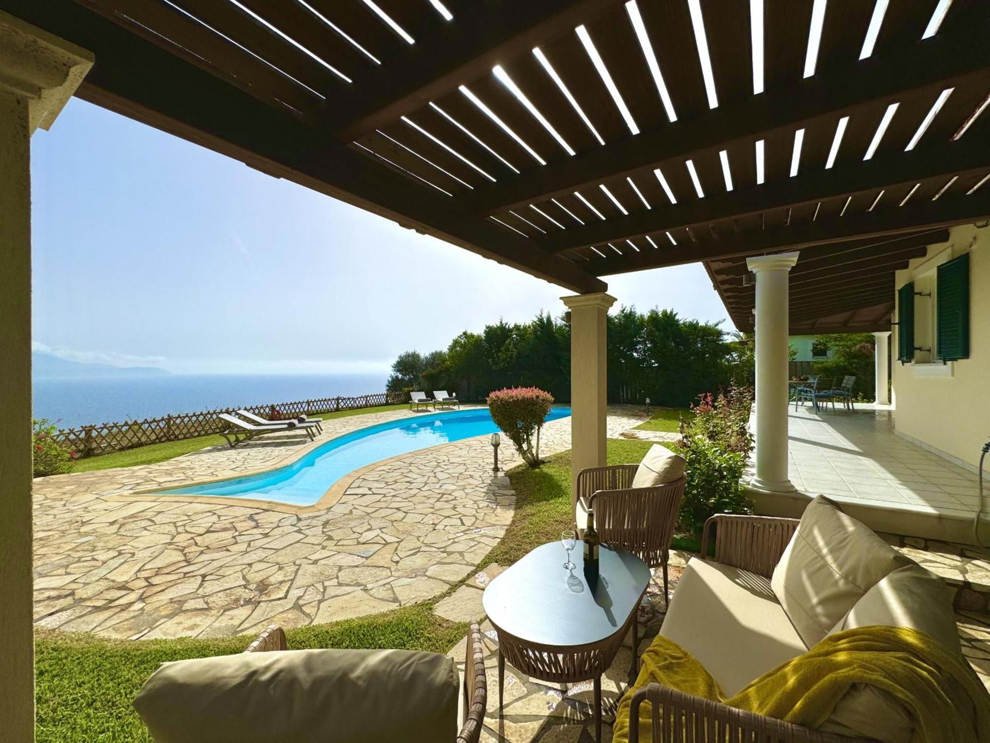 Villa Afroditi, Spartia, Kefalonia Livathos  Eksteriør billede